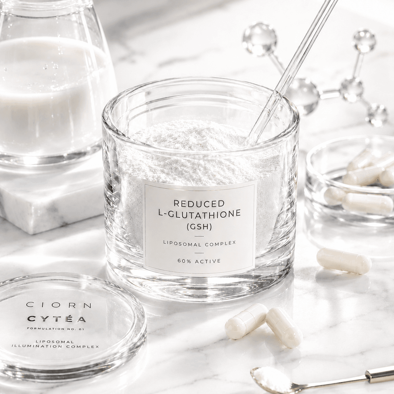 Pure Liposomal L-Glutathione Powder